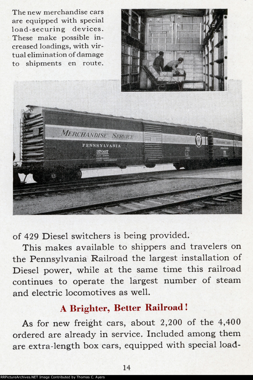 "Train Talks," Page 14, 1948